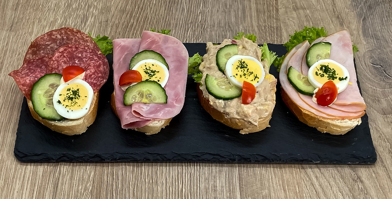 Belegte Brötchen von Bäckerei Steingläubl